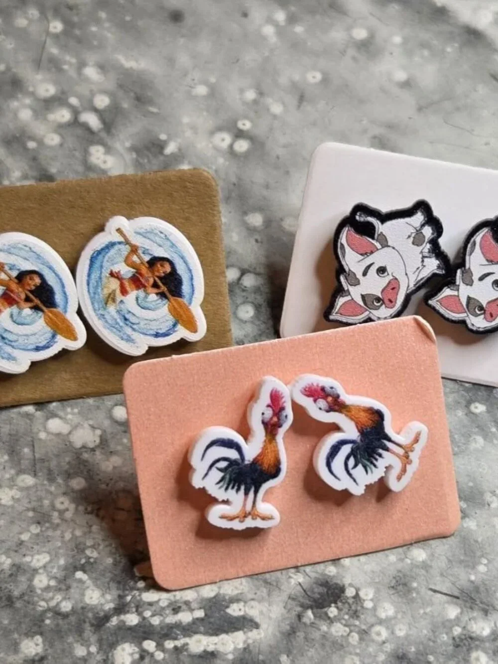 Moana Set of 3 Stud Earrings